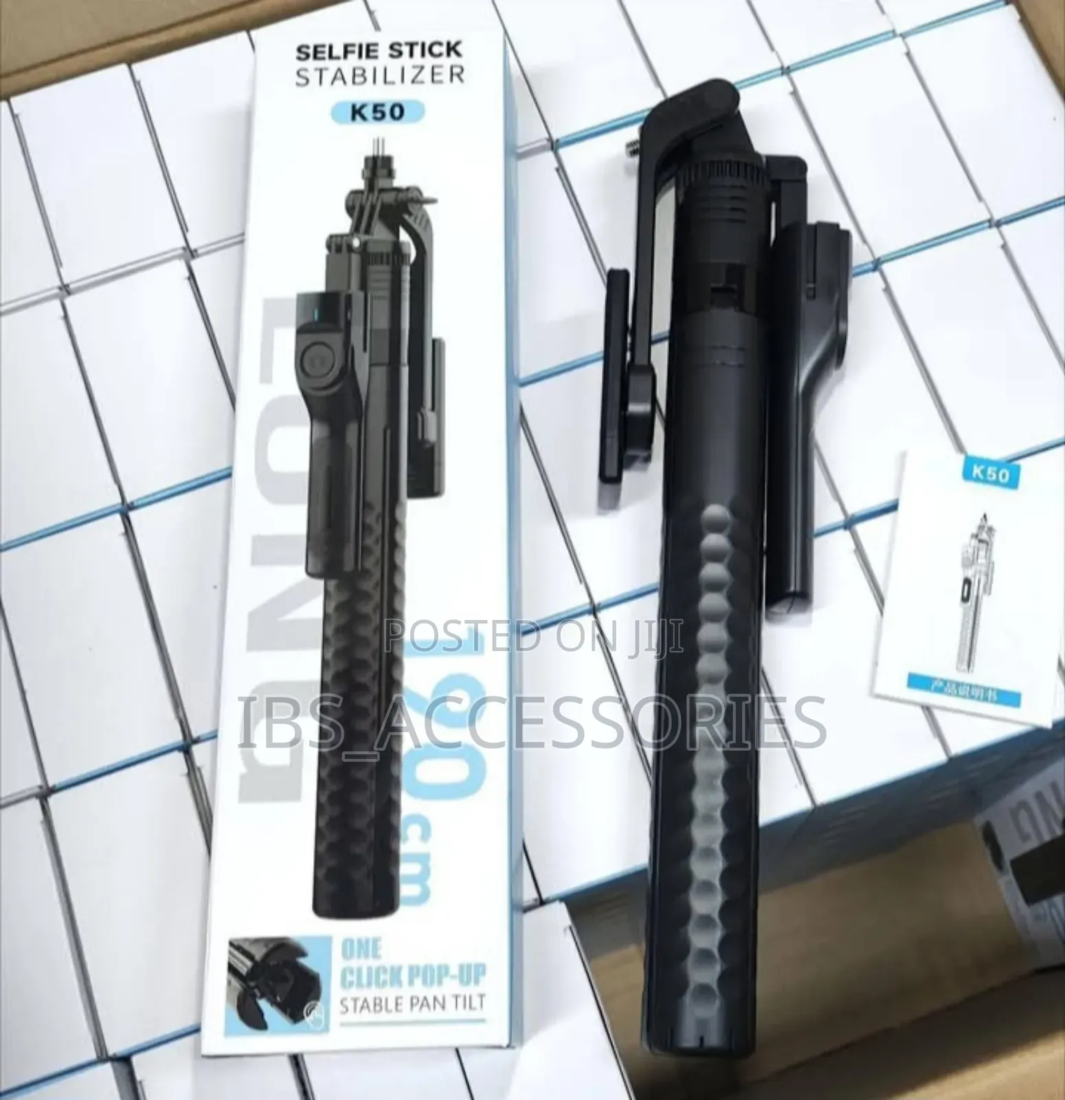 Long Tripod With Bluetooth Shutter and Control Knob