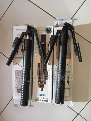 Long Tripod With Bluetooth Shutter and Control Knob