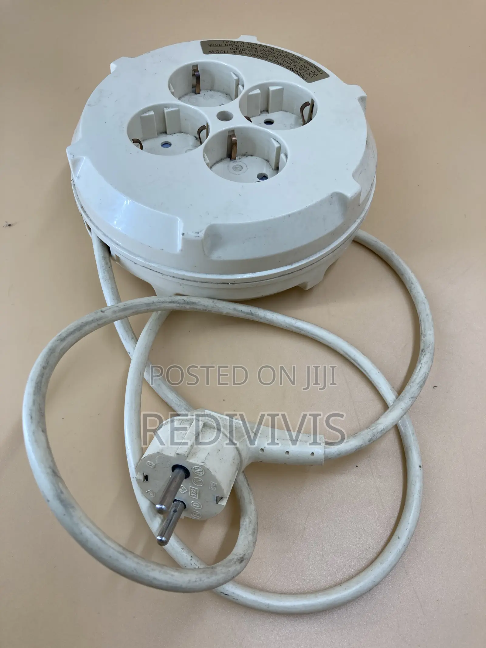 Circular Power Extension Socket