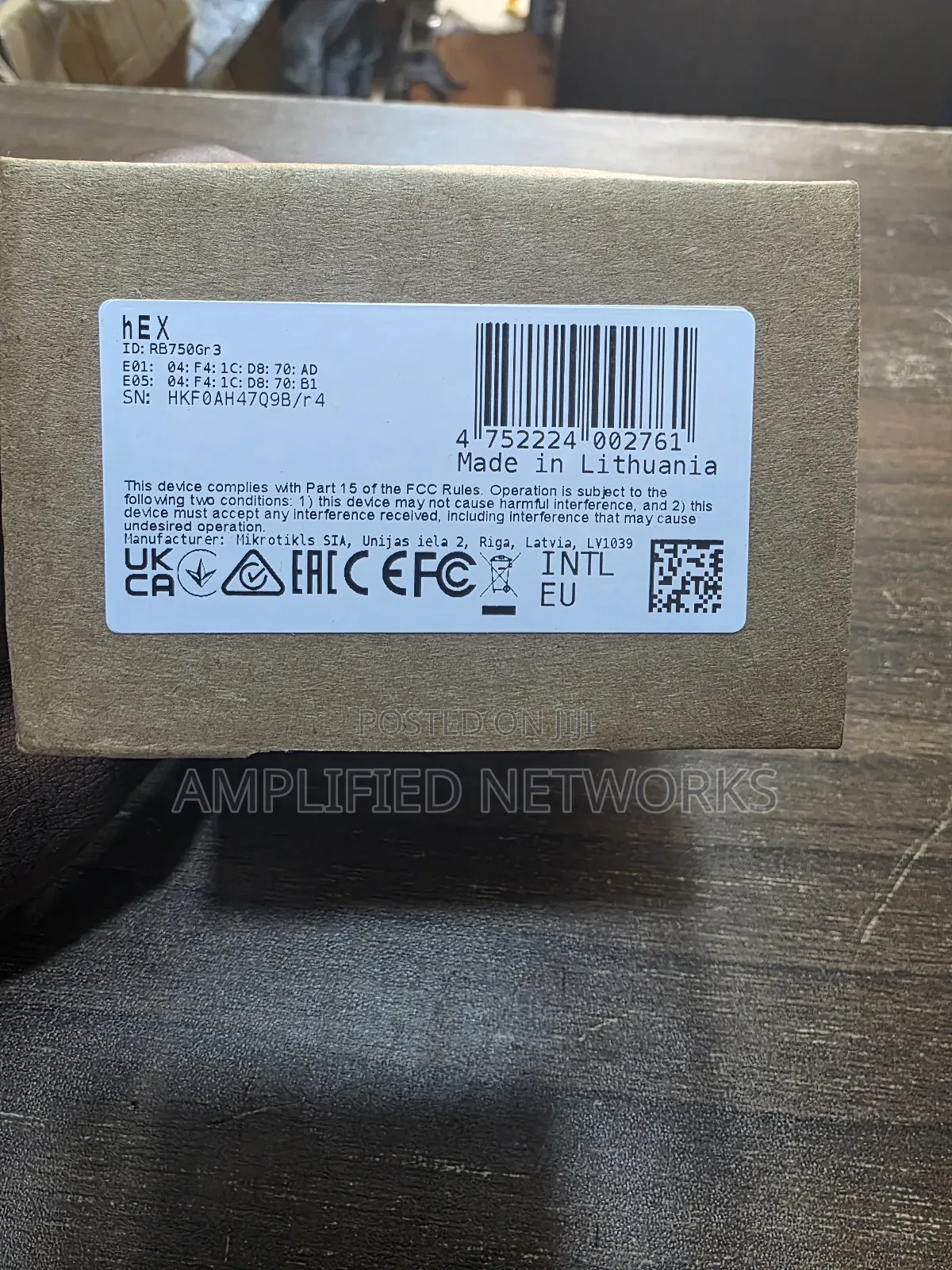 Mikrotik Rb750gr3