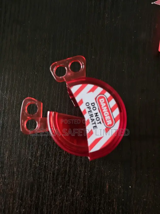 Red Emergency Stop Button Lockout Device Sbl51