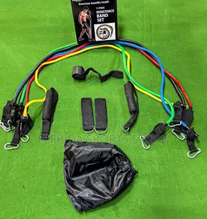 11pcs Power Resistance Band Set – Complete Home Gym Workout Kit