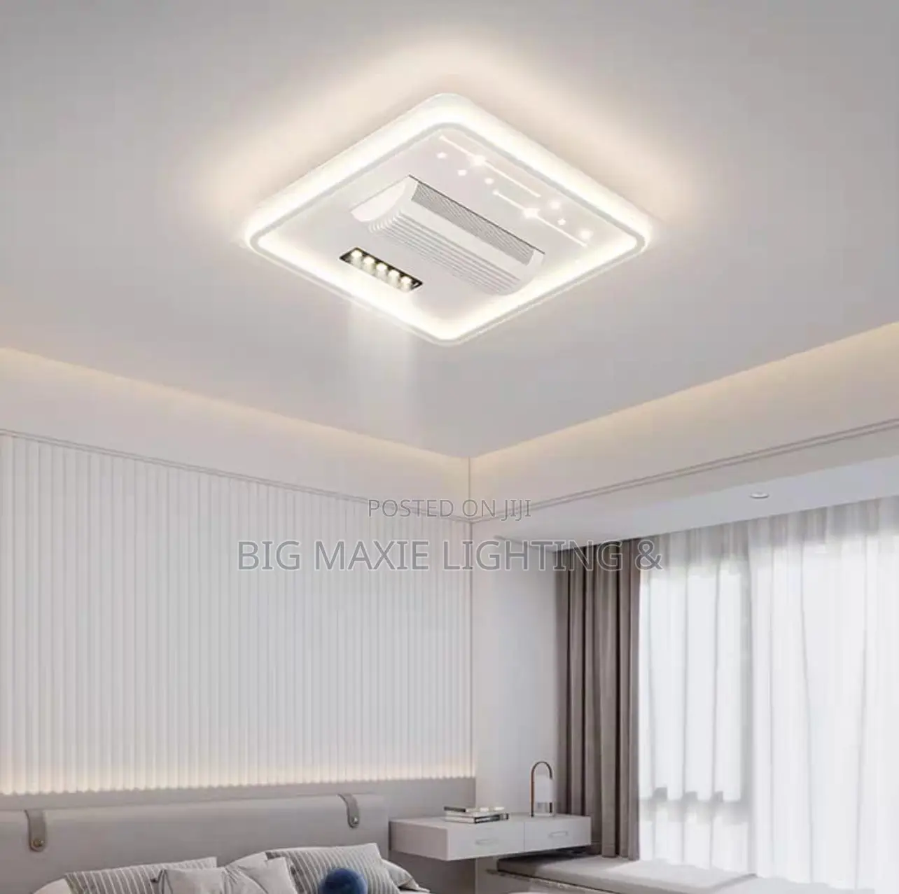 Luxury Bladeless Fan Chandelier