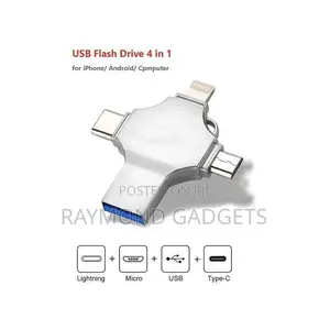 4-in-1 Otg Flash Drive – iPhone, Mac & Android 128gb