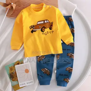 2-Piece Baby Clothing Set With Long-Sleeve Top and Pants (0-6m, 6-12m)