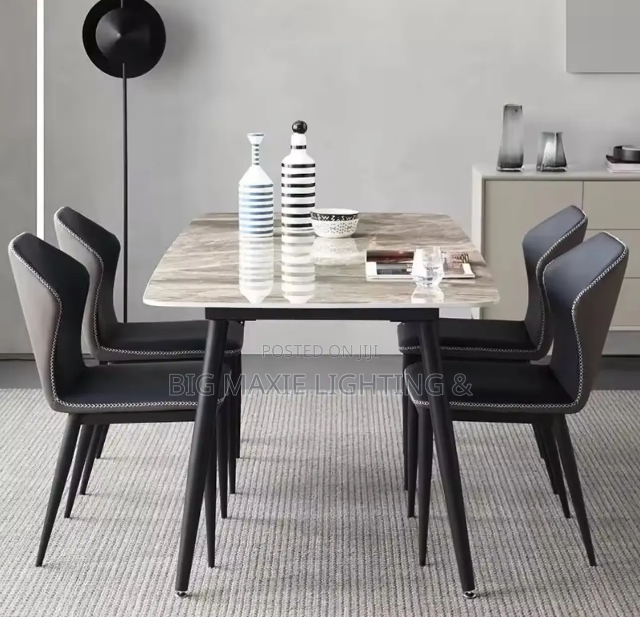 Modern Nordic Six Seater Dinning Set