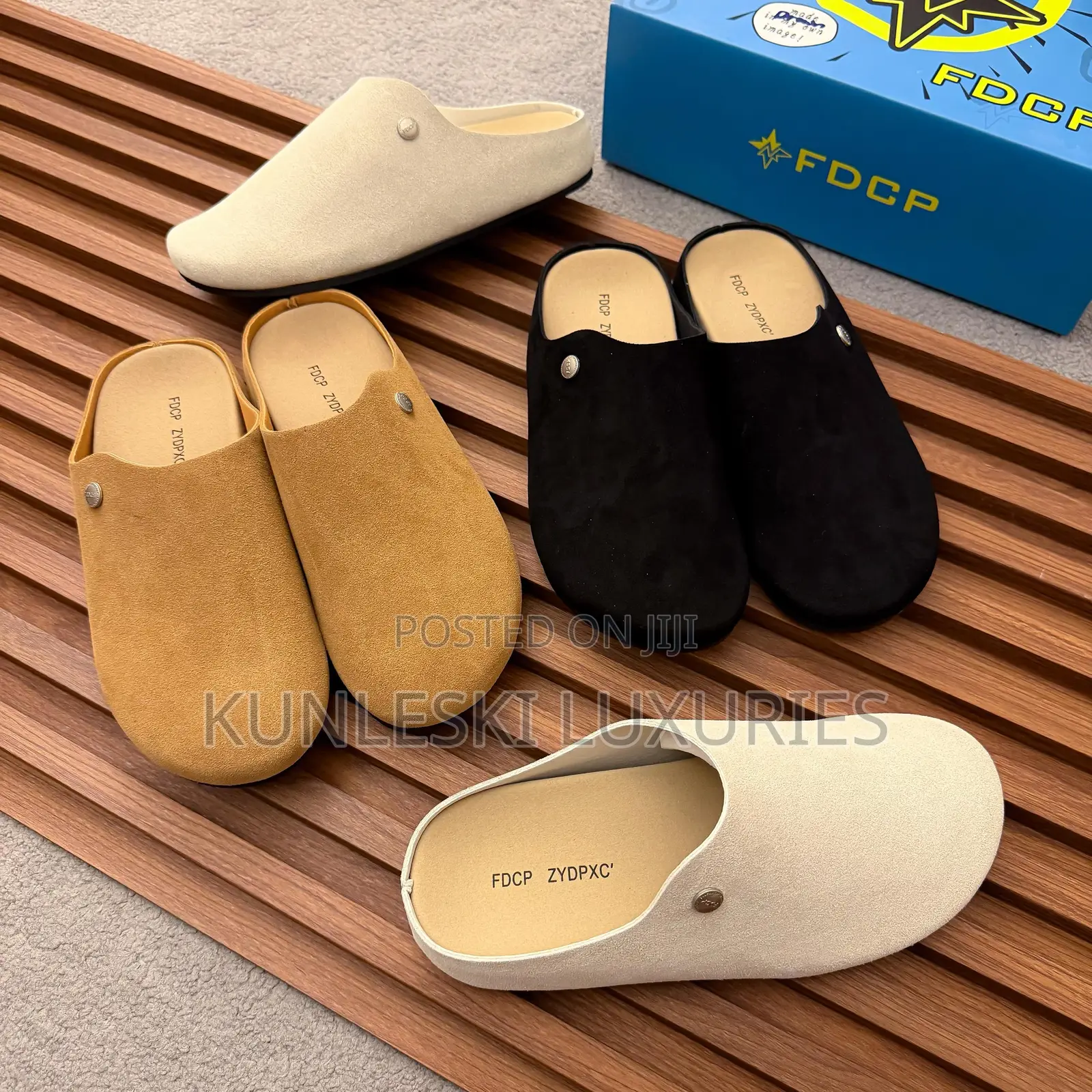 Original Fdcp Suede Clogs Collection