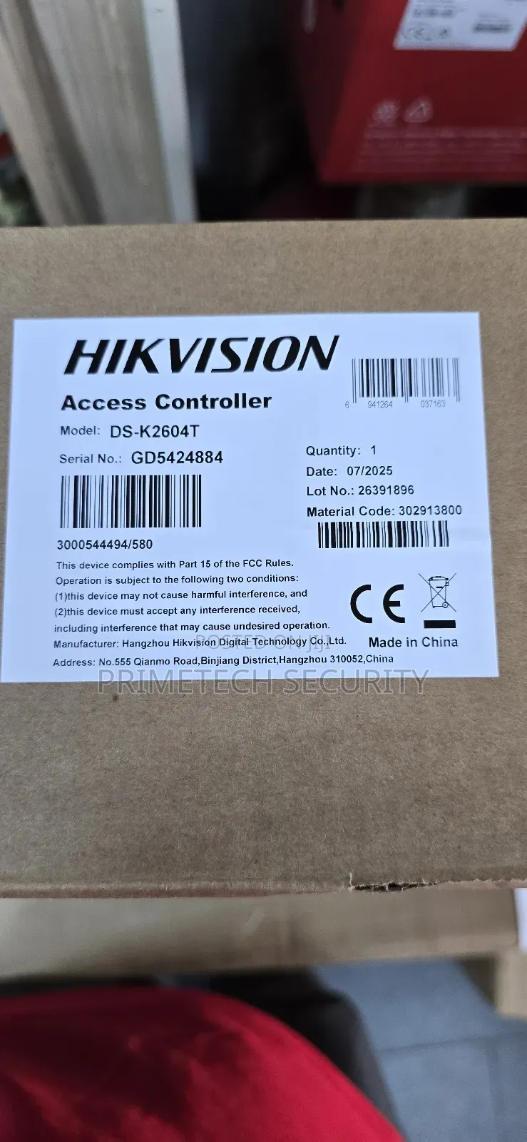 Security Hikvision 4 Doors Controller