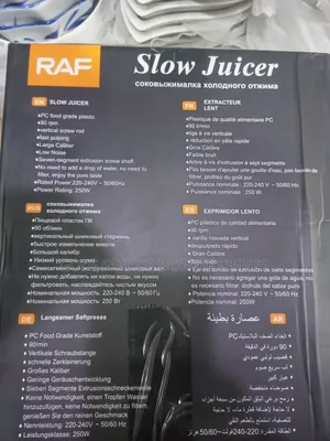 Raf Slow Juicer