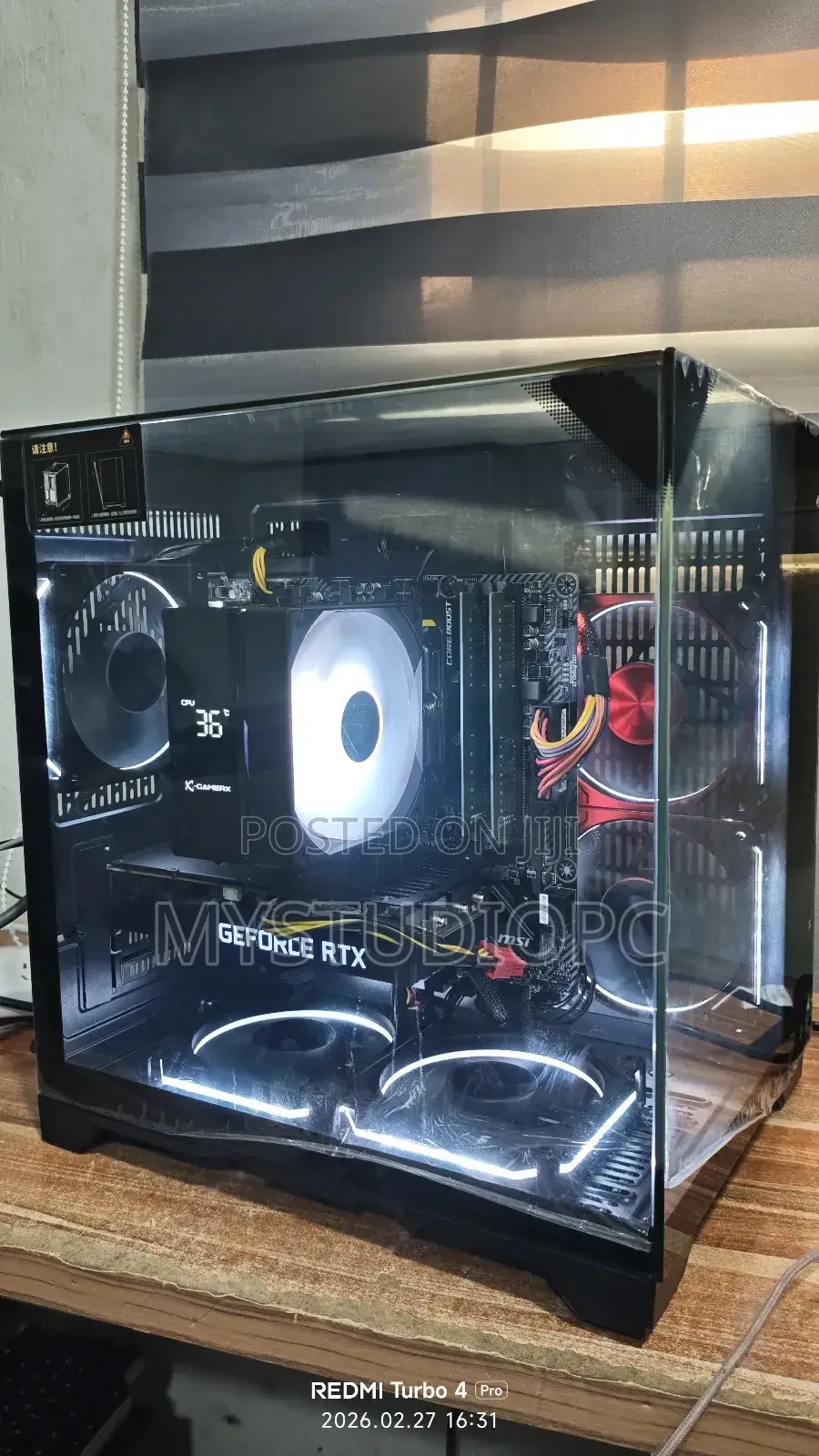 New Desktop Computer 32GB AMD Ryzen 7 SSD 1T