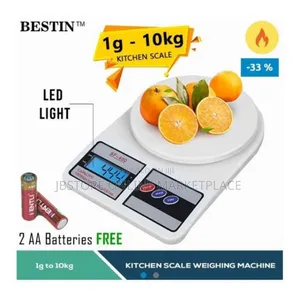 Digital Kitchen Weighng Scale 4 Food Measuring Scale With Free Battery