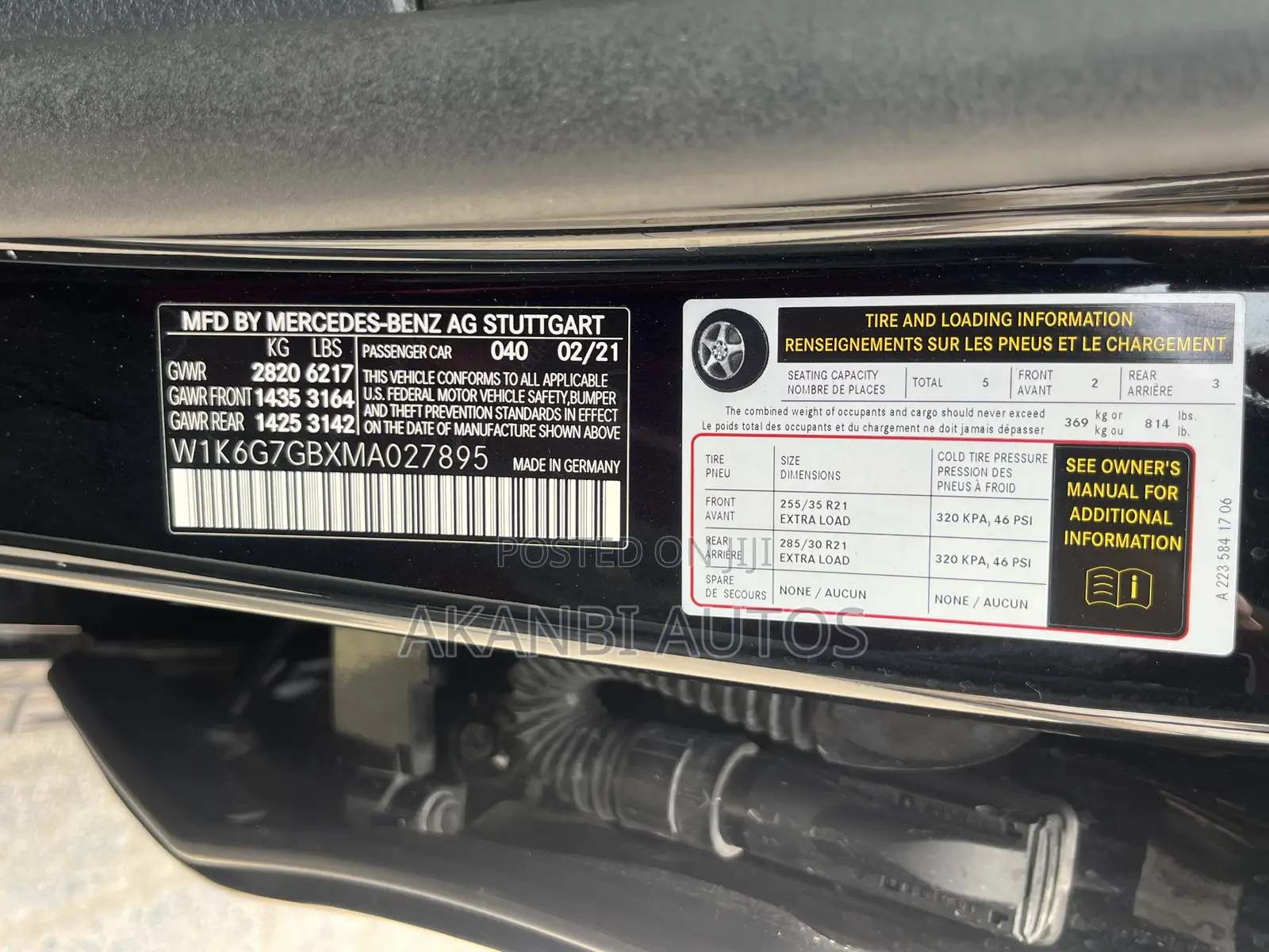 Mercedes-Benz S-Class S 580 4MATIC 2021 Black