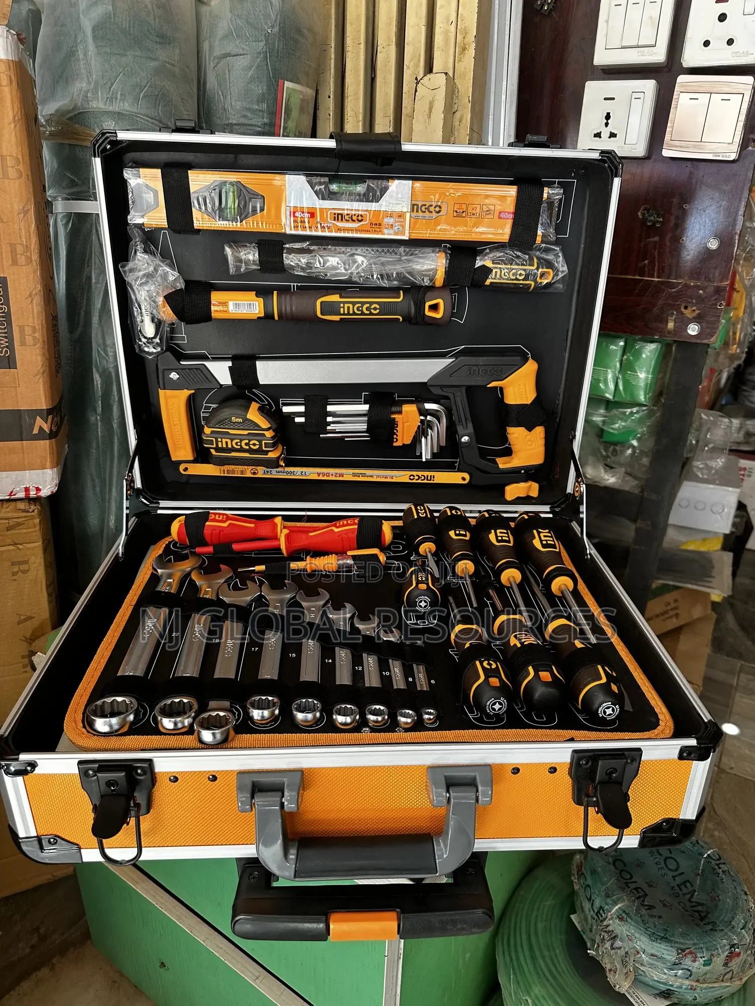147pcs Handtools Set Ingco Tool Box
