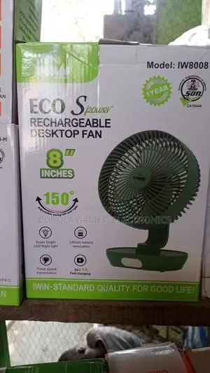 Rechargeable Table Fan