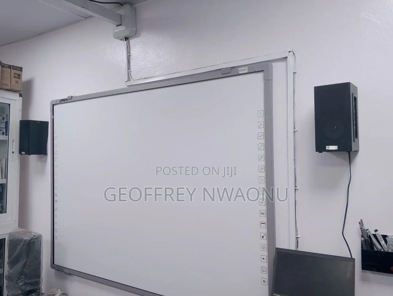 Lead 87” Interactive Smart Whiteboard With Multimedia Speakers