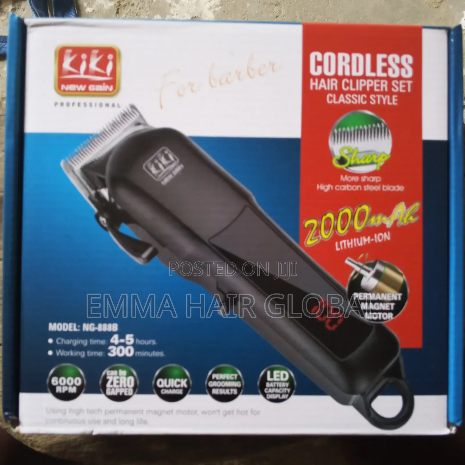 Rechargeable Barbing Clipper