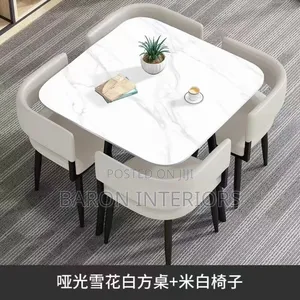 White Marble Dinning Set Is Available As Seen Kindly Send Us A Message