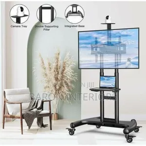 Trolley Tv Stand With Shelve Is Available as Seen