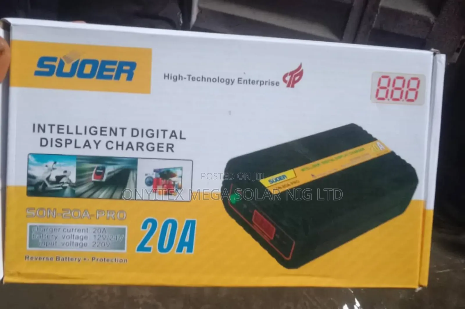Intelligent Digital Display Charger Son 20a Pro