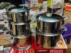 12pc Zeiplteir(2432) Quality/Heavy Stainless Steel Cookware Set Pot