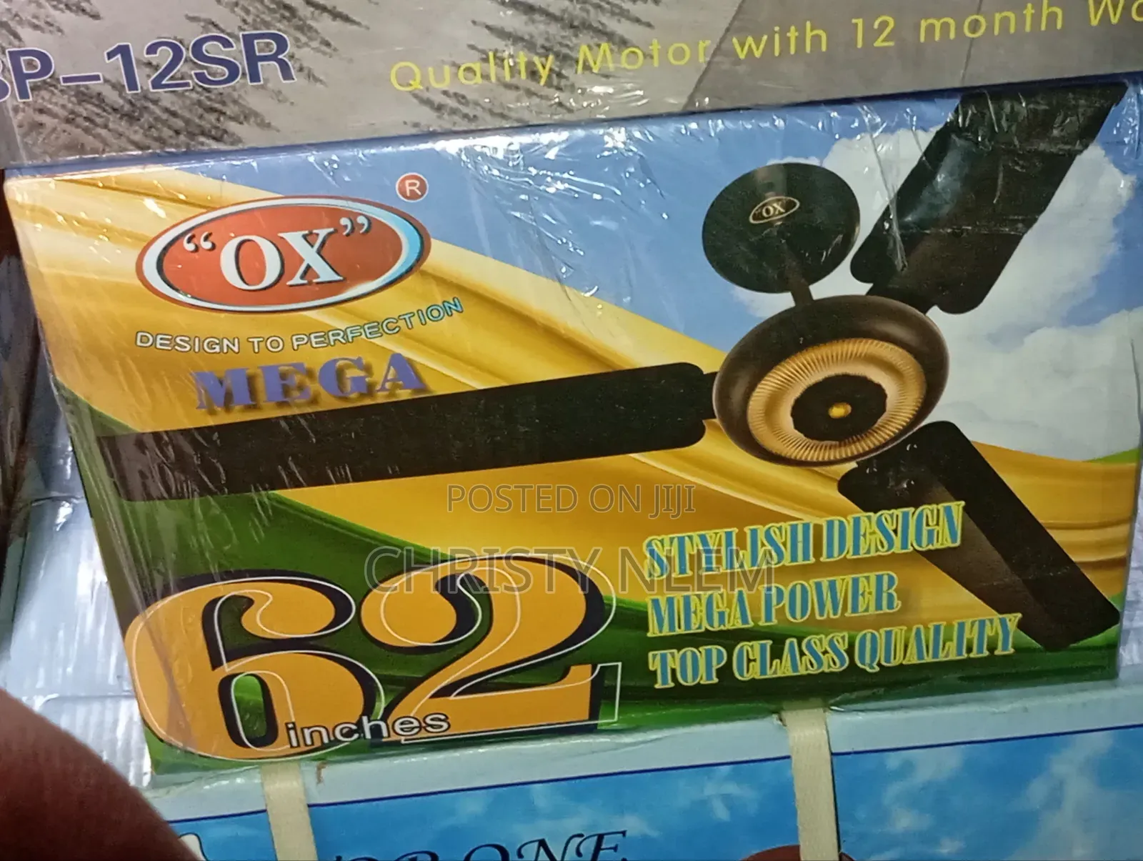 Original 62" Ox Ceiling Fan