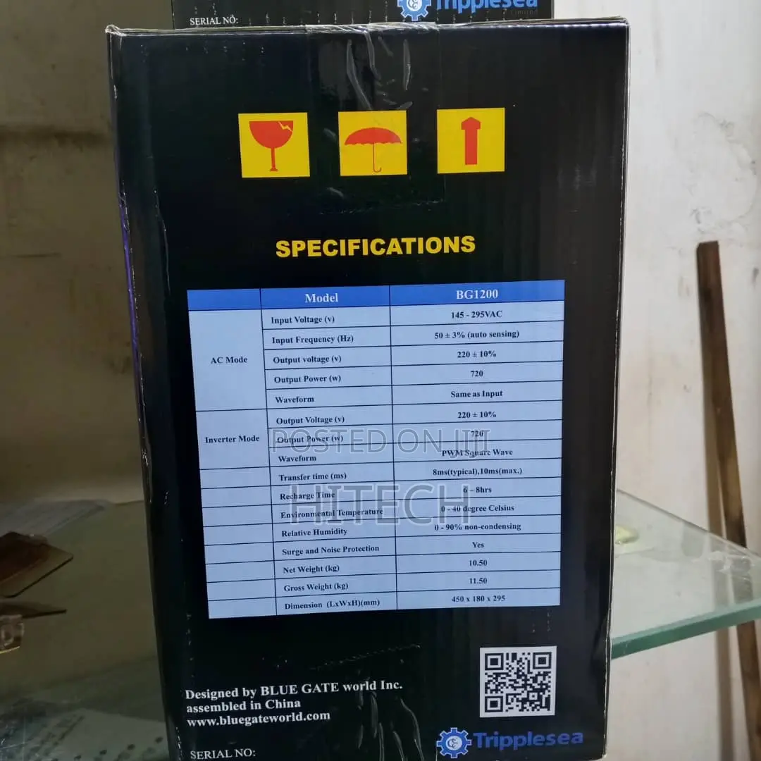 Bluegate 1200va Pus