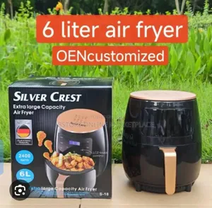 Silver Crest Air Fryer 6l Large Capacity Multi-Function Oven Digital