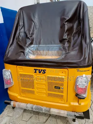 New TVS King Deluxe Plus iTouch Start 2025 Yellow