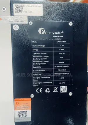 7.2kwh Felicity Lithium Battery