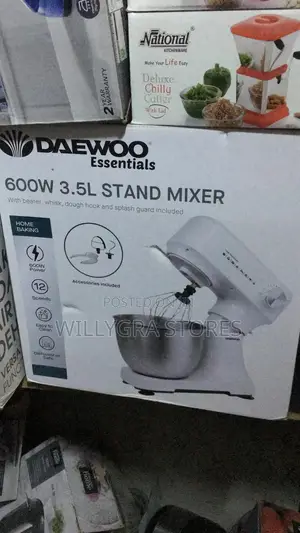 Daewoo Essentials 3.5l Stand Mixer With Stainless Steel Bowl - 600w