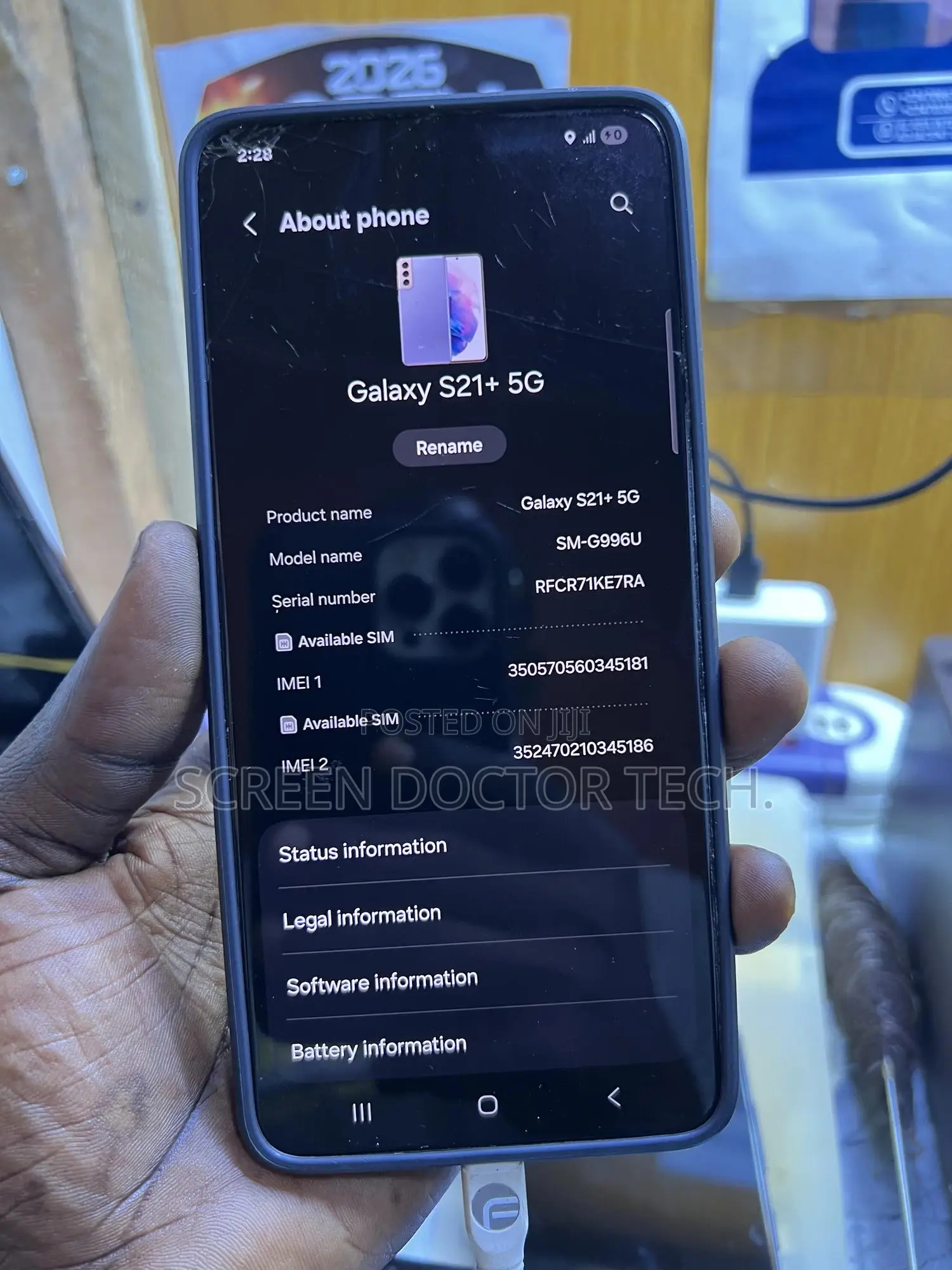 Samsung Galaxy S21+ 5G 128 GB Black