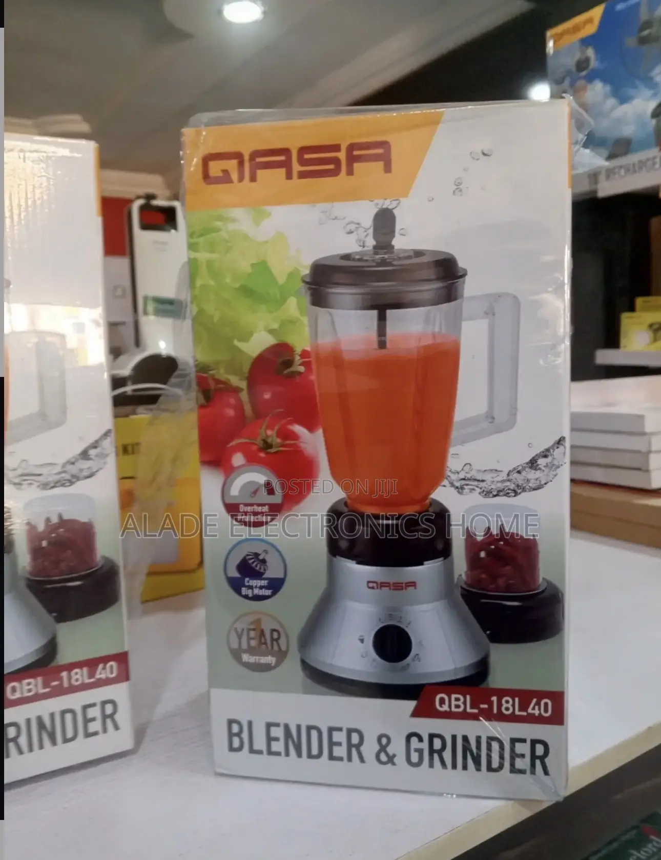 Original Qasa Blender and Grinder. 2 Yrs Warranted