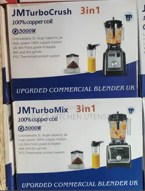 Jmturbocrush 3in1 100% Copper Coil G3000w Unbreakable 2l Large C