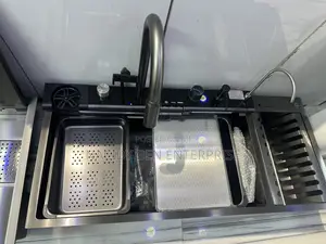 Automated 5button Kitchen Sink
