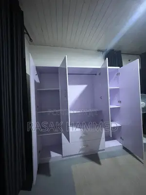 6ft by 6ft Wardrobe White