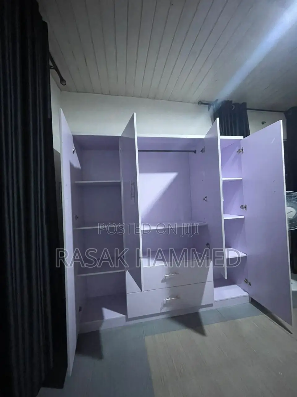 6ft by 6ft Wardrobe White