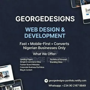 Professional Website Design - Landing Pages, E-Commerce, Portfolios