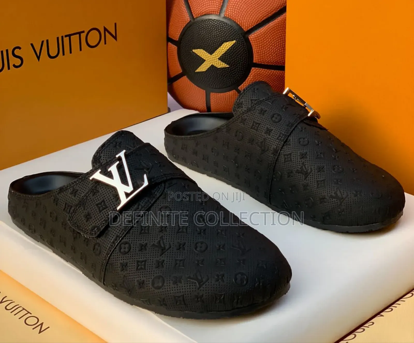 Louis Vuitton Luxury Leather Halfshoe