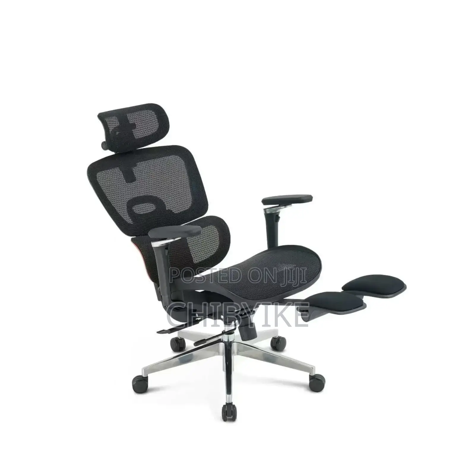 An Executive Office Chair Adjustable Hands Recliner Able Swivel
