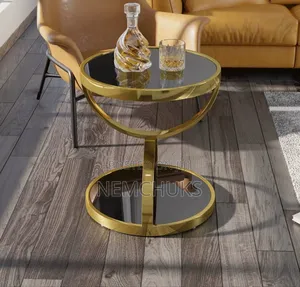 Glass Side Stool