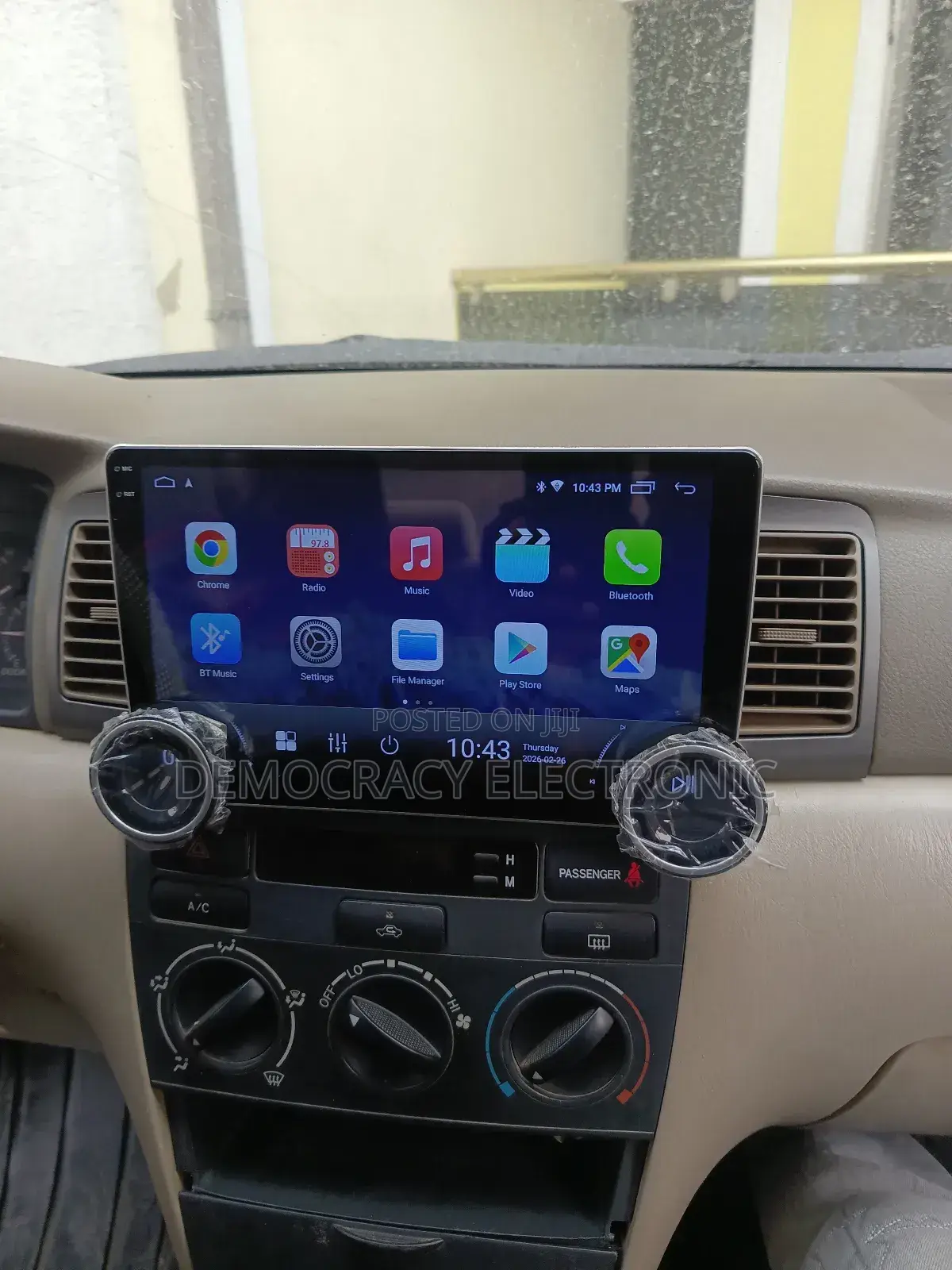 Toyota Corolla (2004/2006) Diamond Android Screen Wit 2 Nob/GPS (Map)