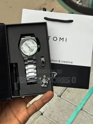 Tomi Chain Watch Comes With Ring Brooch Band Adjuster Gift Box