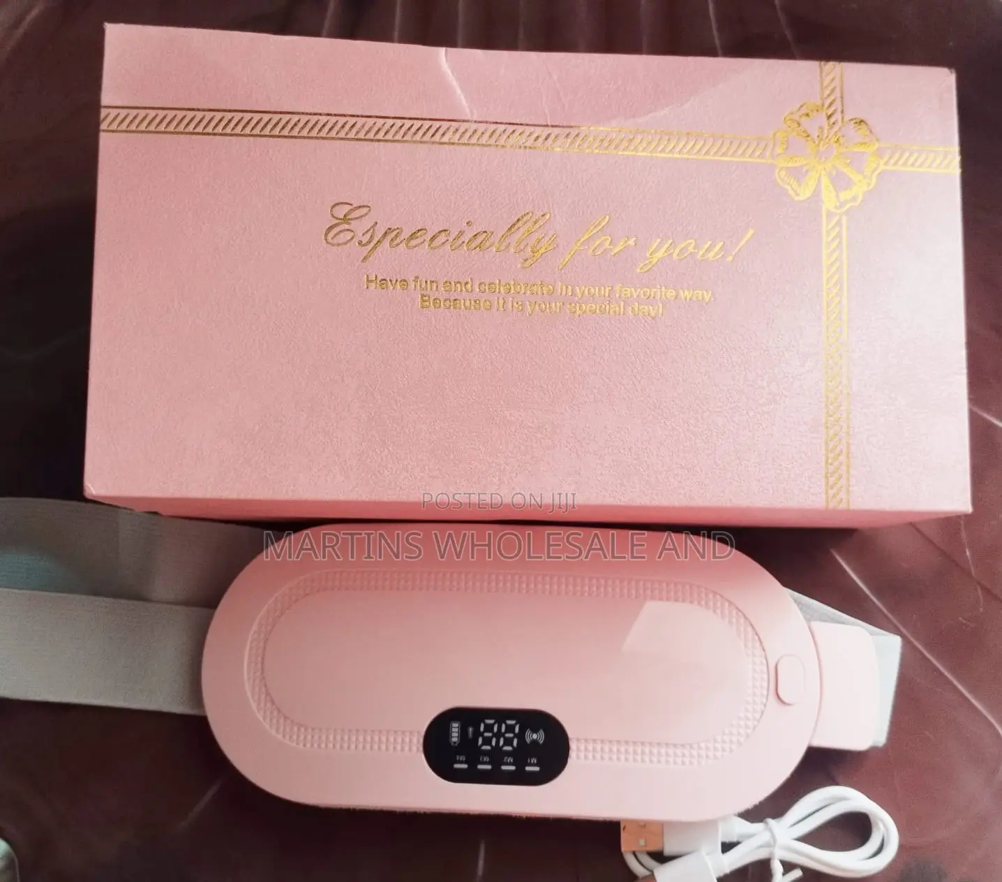 Rechargeable Menstrual Heating Pad and Massager Belt