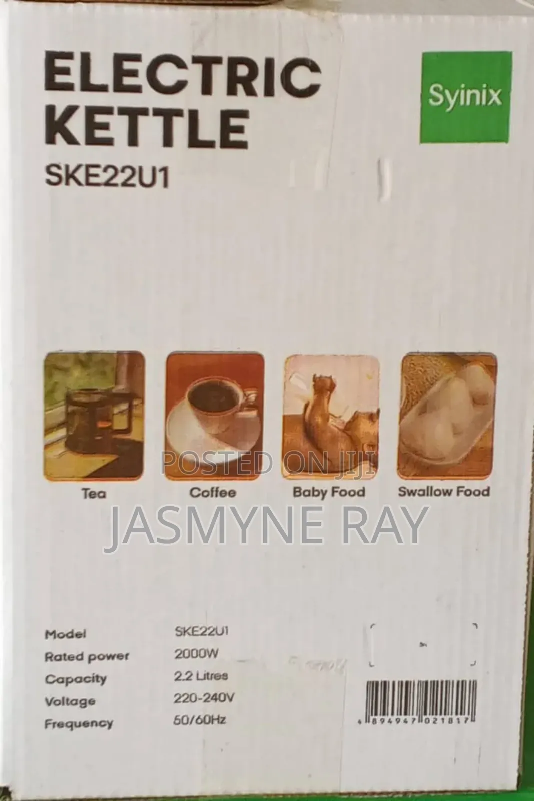 Syinix Blue Kettle 2.2 Litre