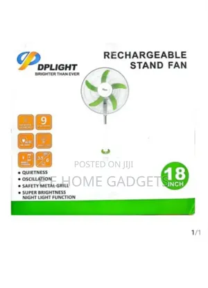 18 Inches Dplight Rechargeable Standing Fan