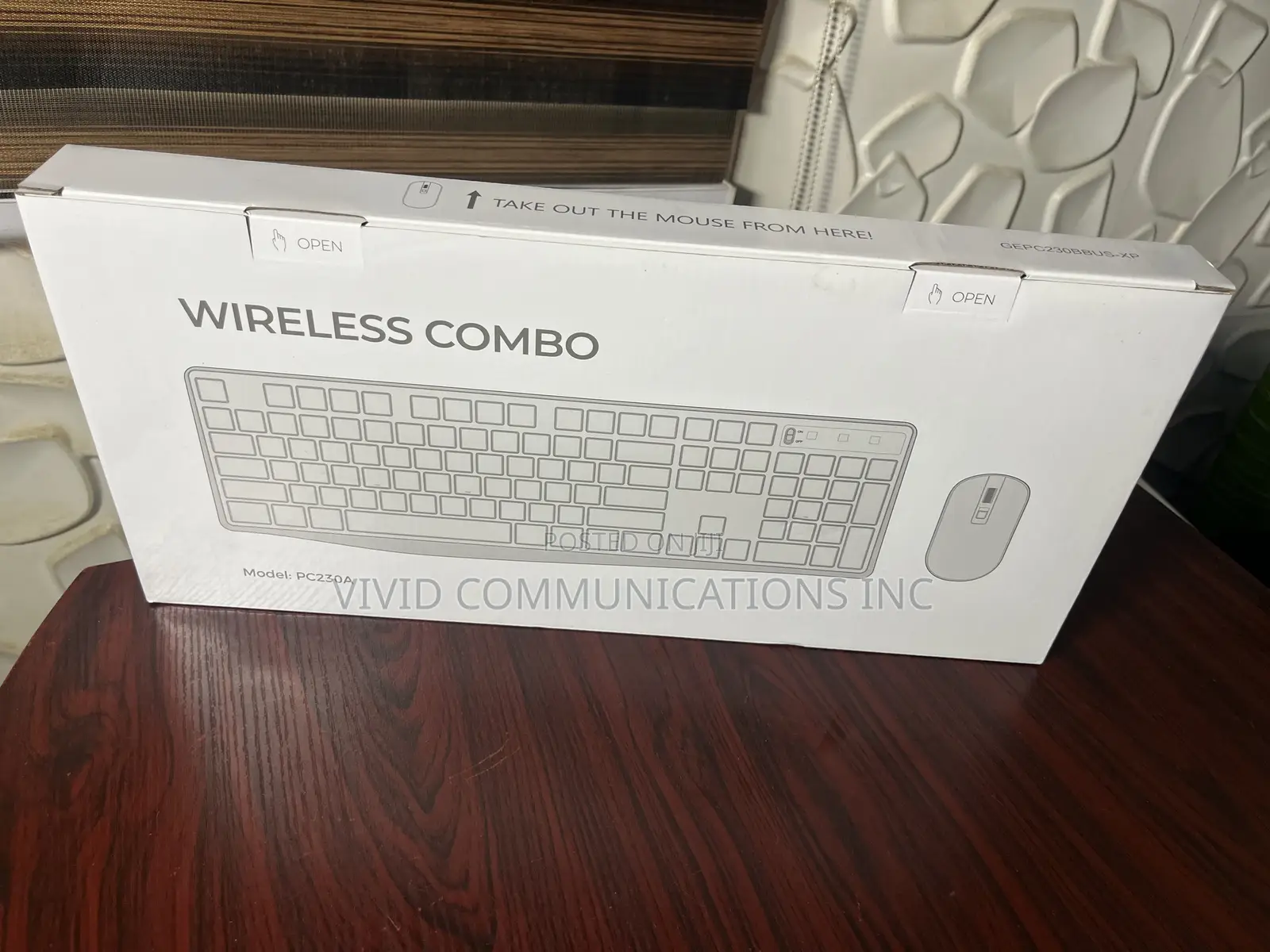 Wireless Combo Keyboard and Mouse