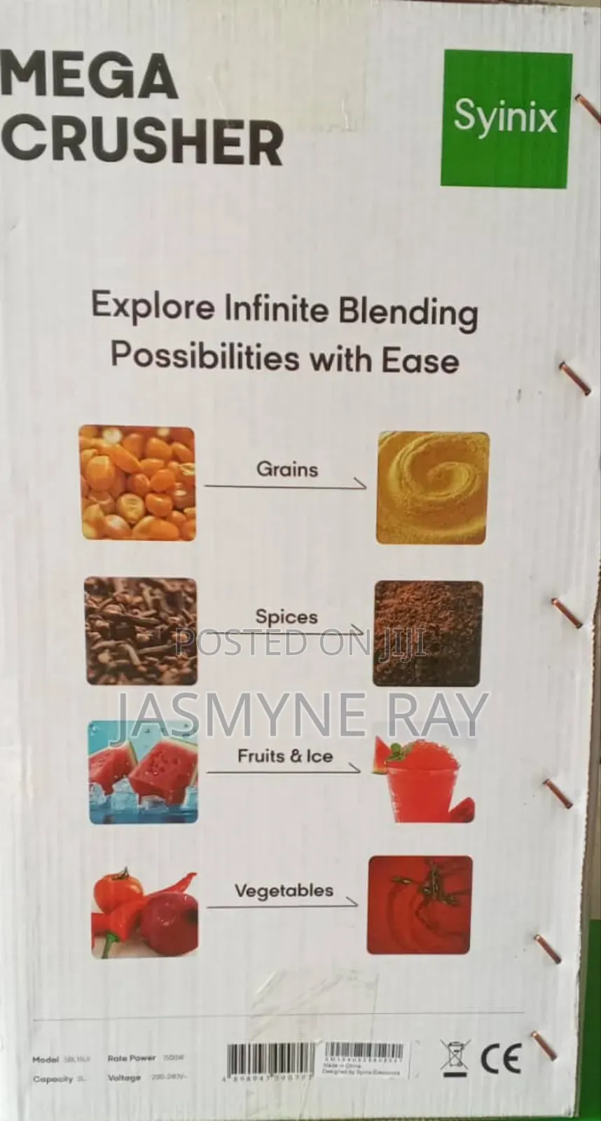 Syinix Mega Crusher Blender 1500w