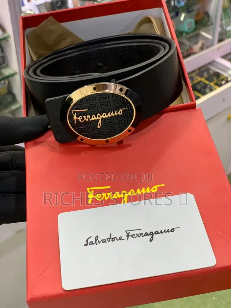 High Quality Ferragamo Leather Men Belt