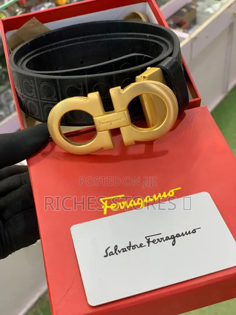 High Quality Ferragamo Leather Men Belt