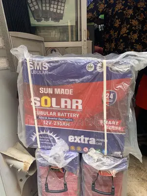 230ams Sunmade Solar Tall Tubular Battery